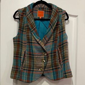 ModCloth Women's Vibrant Plaid Vest